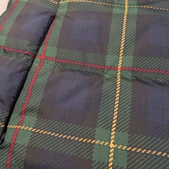 J.Jill Down Vest Jacket in Classic Plaid Design, Size XS - Picture 3 of 8